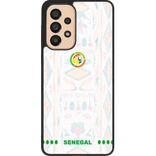 Samsung Galaxy A33 5G Case Hülle - Silikon schwarz Senegal 2026 personalisierbares Fussballtrikot