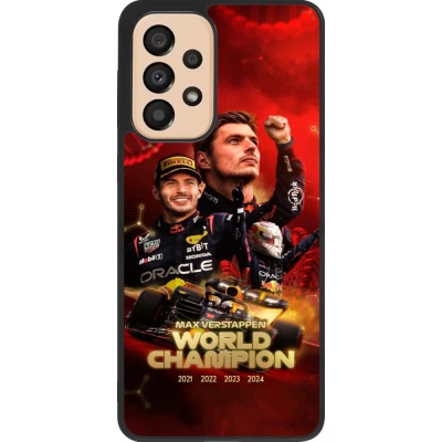 Samsung Galaxy A33 5G Case Hülle - Silikon schwarz Max Verstappen Champion 2023