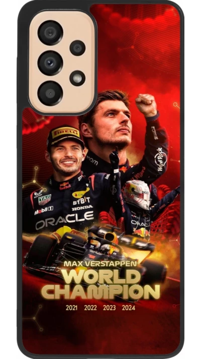 Samsung Galaxy A33 5G Case Hülle - Silikon schwarz Max Verstappen Champion 2023