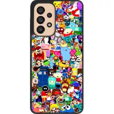Coque Samsung Galaxy A33 5G - Silicone rigide noir Mixed cartoons