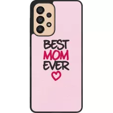 Samsung Galaxy A33 5G Case Hülle - Silikon schwarz Mom 2023 best Mom ever pink