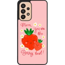Samsung Galaxy A33 5G Case Hülle - Silikon schwarz Mom 2026 Berry best