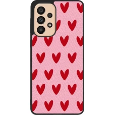Samsung Galaxy A33 5G Case Hülle - Silikon schwarz Saint Valentines Day 26 Pattern heart