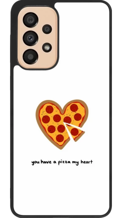 Samsung Galaxy A33 5G Case Hülle - Silikon schwarz Saint Valentines Day 26 You have my pizza heart