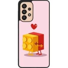 Samsung Galaxy A33 5G Case Hülle - Silikon schwarz Saint Valentines Day 26 Puzzle