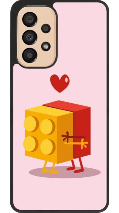 Samsung Galaxy A33 5G Case Hülle - Silikon schwarz Saint Valentines Day 26 Puzzle