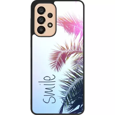 Coque Samsung Galaxy A33 5G - Silicone rigide noir Smile 05