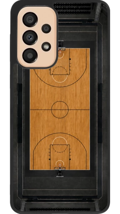 Coque Samsung Galaxy A33 5G - Silicone rigide noir Sports 2026 Basketball