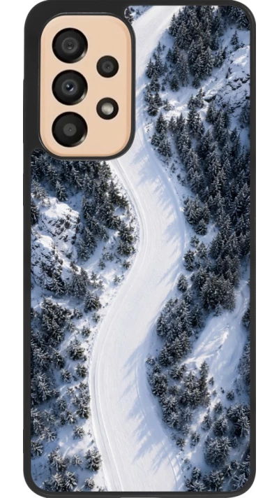 Coque Samsung Galaxy A33 5G - Silicone rigide noir Sports 2026 Ski