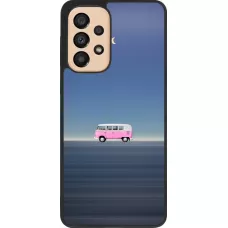 Samsung Galaxy A33 5G Case Hülle - Silikon schwarz Spring 23 pink bus
