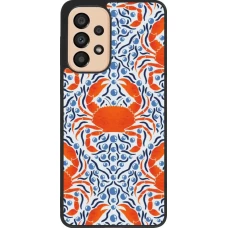 Samsung Galaxy A33 5G Case Hülle - Silikon schwarz Crabs and pearls Summer 2026