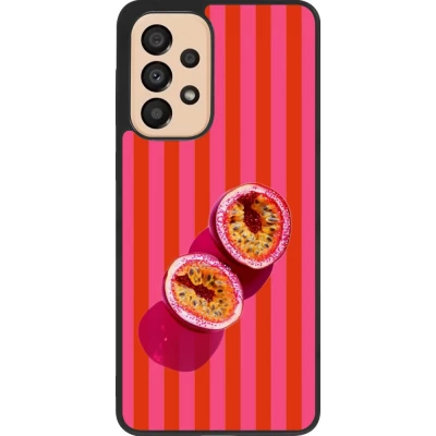 Samsung Galaxy A33 5G Case Hülle - Silikon schwarz Passion fruit Summer 2026