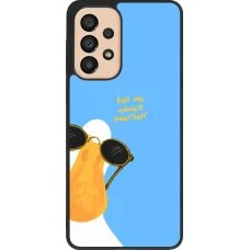 Samsung Galaxy A33 5G Case Hülle - Silikon schwarz Tell me about yourself Summer 2026