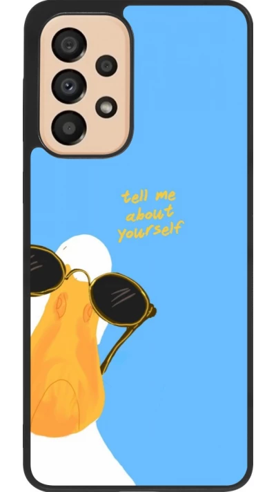 Samsung Galaxy A33 5G Case Hülle - Silikon schwarz Tell me about yourself Summer 2026