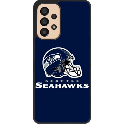 Samsung Galaxy A33 5G Case Hülle - Silikon schwarz Super Bowl 26 Seattle 3