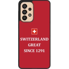 Samsung Galaxy A33 5G Case Hülle - Silikon schwarz Switzerland Great Since 1291