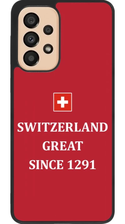 Samsung Galaxy A33 5G Case Hülle - Silikon schwarz Switzerland Great Since 1291