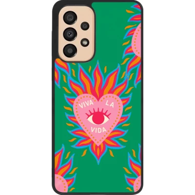 Samsung Galaxy A33 5G Case Hülle - Silikon schwarz Viva la vida 2026