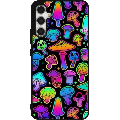 Coque Samsung Galaxy A34 5G - Silicone rigide noir Autumn 2024 magic mushrooms