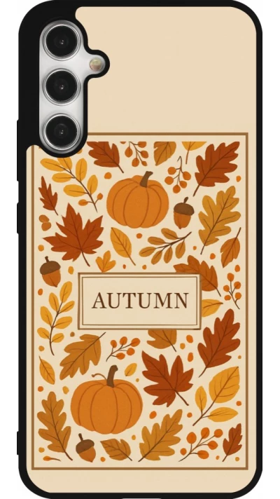 Coque Samsung Galaxy A34 5G - Silicone rigide noir Autumn 26 Hello autumn