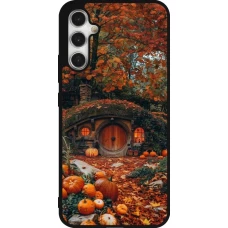Coque Samsung Galaxy A34 5G - Silicone rigide noir Autumn 26 Hobbit house