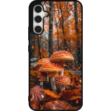 Coque Samsung Galaxy A34 5G - Silicone rigide noir Autumn 26 Mushrooms in the woods