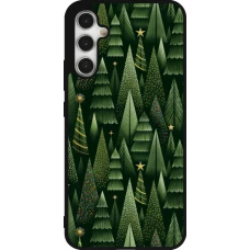 Samsung Galaxy A34 5G Case Hülle - Silikon schwarz Christmas 25 Pattern Xmas Tree