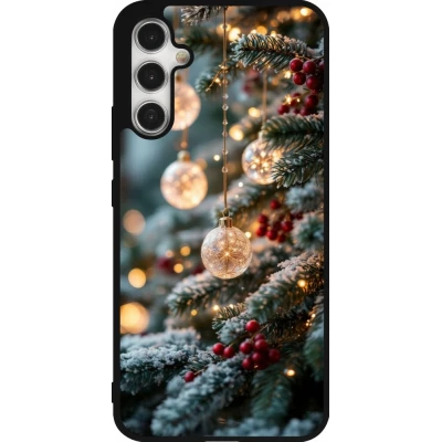 Samsung Galaxy A34 5G Case Hülle - Silikon schwarz Christmas 25 Xmas Decorated Tree