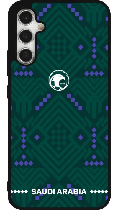 Samsung Galaxy A34 5G Case Hülle - Silikon schwarz Saudi Arabien 2026 personalisierbares Fussballtrikot