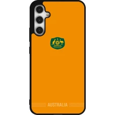 Coque Samsung Galaxy A34 5G - Silicone rigide noir Maillot de football Australie 2026 personnalisable
