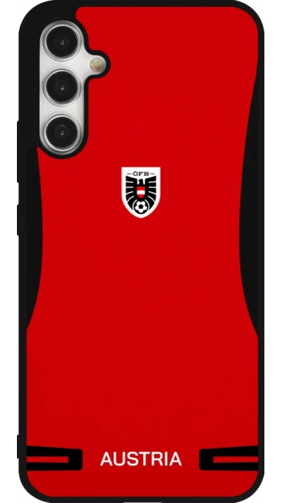 Samsung Galaxy A34 5G Case Hülle - Silikon schwarz O?sterreich 2026 personalisierbares Fussballtrikot
