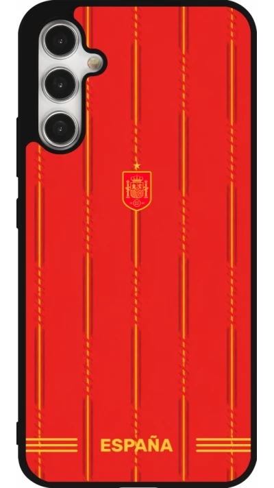 Samsung Galaxy A34 5G Case Hülle - Silikon schwarz Spanien 2026 personalisierbares Fussballtrikot