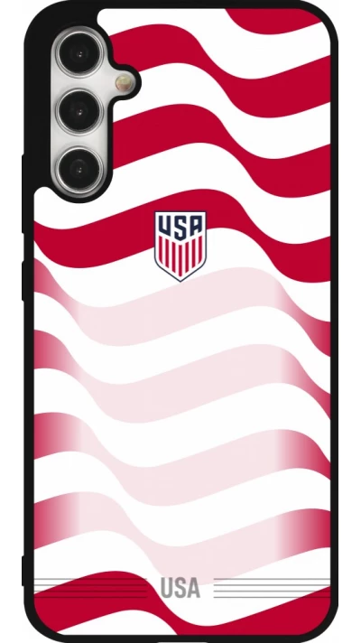 Samsung Galaxy A34 5G Case Hülle - Silikon schwarz Vereinigten Staaten 2026 personalisierbares Fussballtrikot