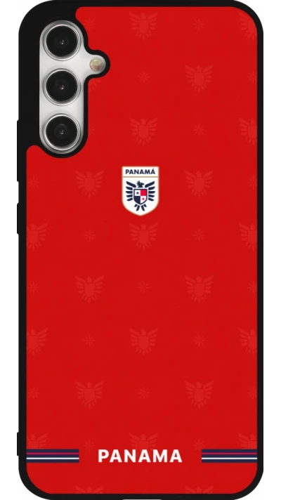 Samsung Galaxy A34 5G Case Hülle - Silikon schwarz Panama 2026 personalisierbares Fussballtrikot