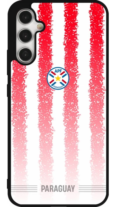 Samsung Galaxy A34 5G Case Hülle - Silikon schwarz Paraguay 2026 personalisierbares Fussballtrikot