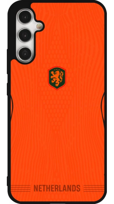 Samsung Galaxy A34 5G Case Hülle - Silikon schwarz Niederlande 2026 personalisierbares Fussballtrikot