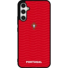 Samsung Galaxy A34 5G Case Hülle - Silikon schwarz Portugal 2026 personalisierbares Fussballtrikot