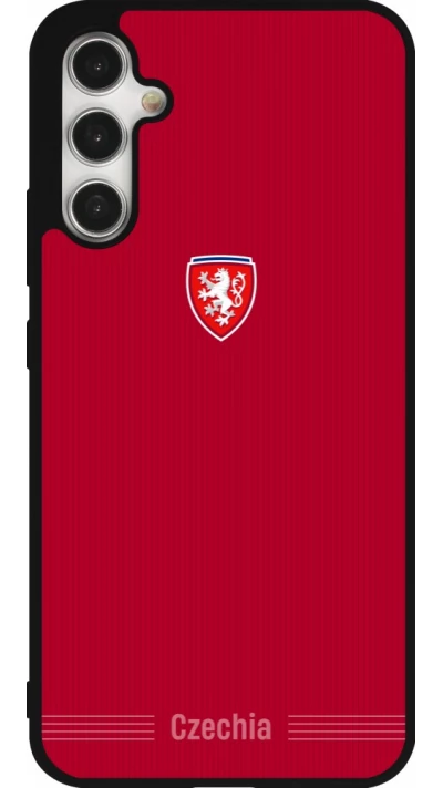 Samsung Galaxy A34 5G Case Hülle - Silikon schwarz Tschechische Republik 2026 personalisierbares Fussballtrikot
