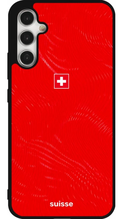 Samsung Galaxy A34 5G Case Hülle - Silikon schwarz Schweiz 2026 personalisierbares Fussballtrikot