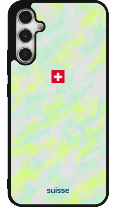 Samsung Galaxy A34 5G Case Hülle - Silikon schwarz Schweiz Away 2026 personalisierbares Fussballtrikot