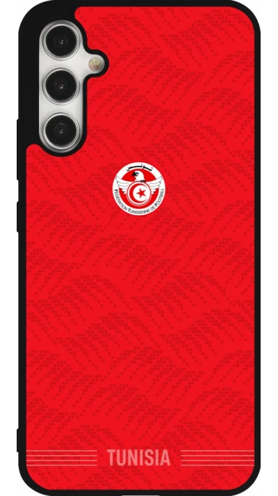 Samsung Galaxy A34 5G Case Hülle - Silikon schwarz Tunesien 2026 personalisierbares Fussballtrikot