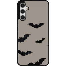Coque Samsung Galaxy A34 5G - Silicone rigide noir Halloween 2026 Bats