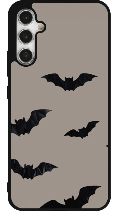 Samsung Galaxy A34 5G Case Hülle - Silikon schwarz Halloween 2026 Bats