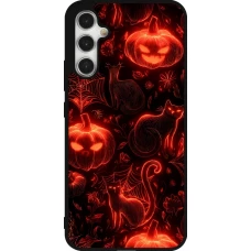 Samsung Galaxy A34 5G Case Hülle - Silikon schwarz Halloween 2026 Pattern Halloween