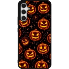 Samsung Galaxy A34 5G Case Hülle - Silikon schwarz Halloween 2026 Pattern Pumpkins