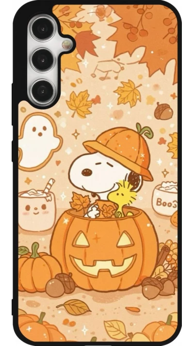Samsung Galaxy A34 5G Case Hülle - Silikon schwarz Halloween 2026 Snoopy Halloween