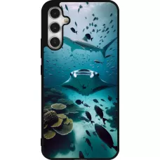 Samsung Galaxy A34 5G Case Hülle - Silikon schwarz Manta Lagune Reinigung