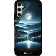 Coque Samsung Galaxy A34 5G - Silicone rigide noir Night Sky View