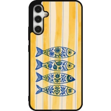 Coque Samsung Galaxy A34 5G - Silicone rigide noir Portuguese fish 2026
