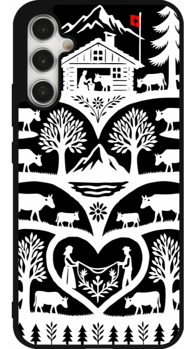 Samsung Galaxy A34 5G Case Hülle - Silikon schwarz Poya Schweiz 2 schwarz